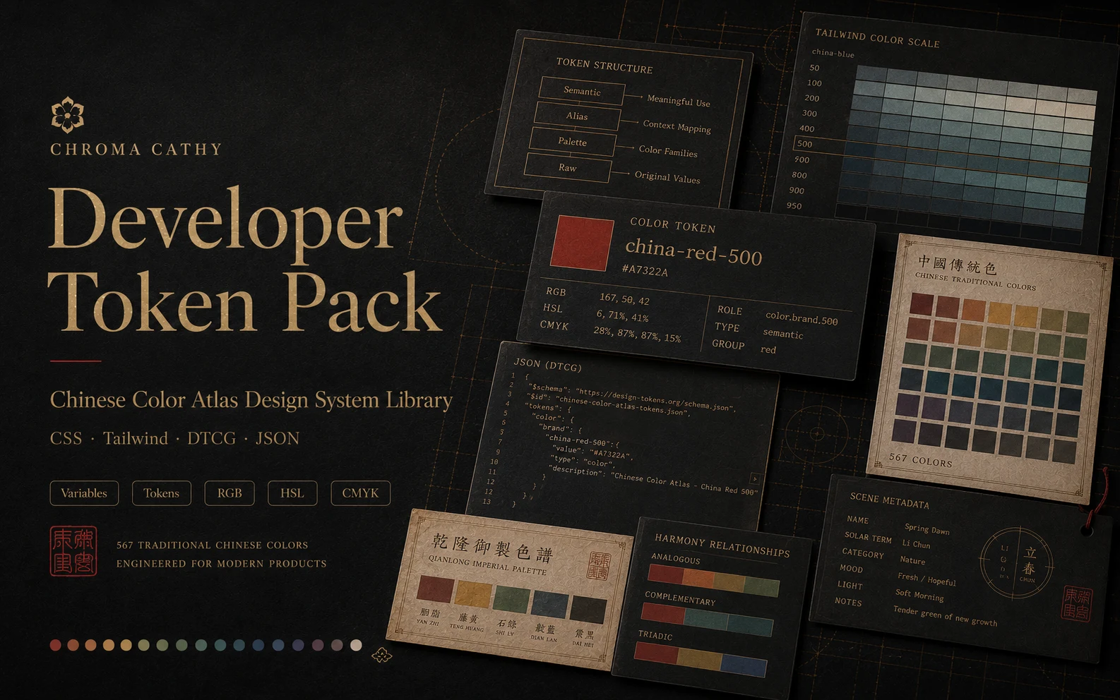 CSS and Tailwind Token Pack cover